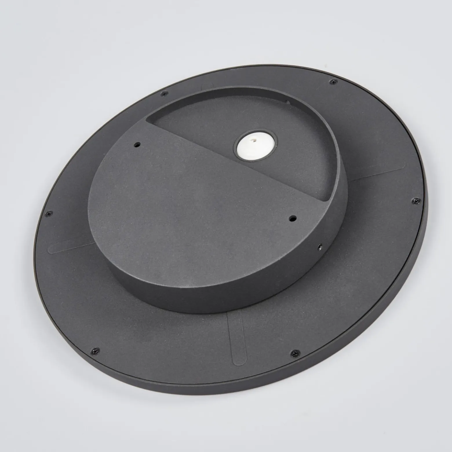 Lucande, lámpara LED de techo para exterior Malena, detector de movimiento, IP65
