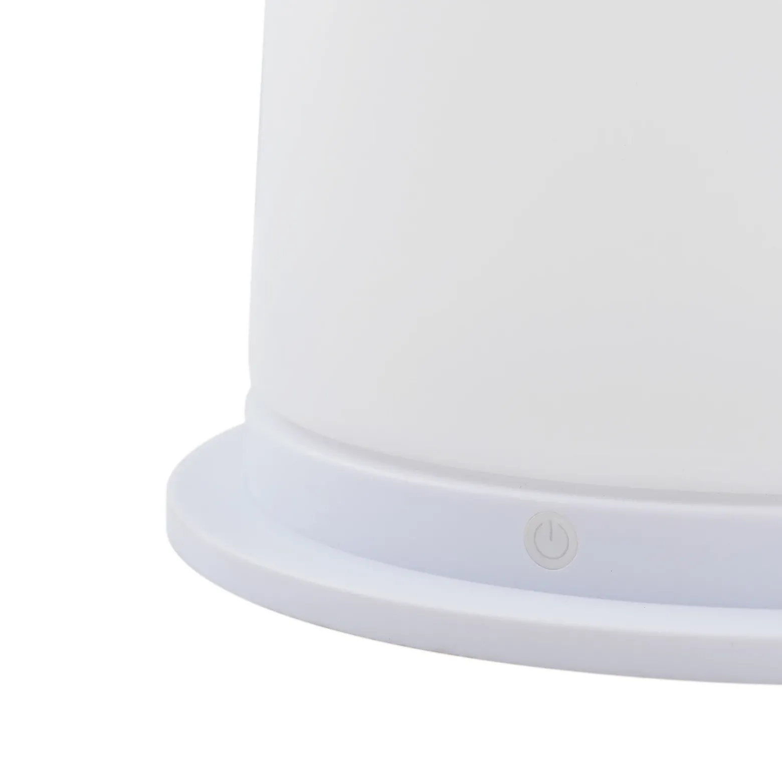 Lucande Lámpara LED para terraza con batería Gauri, blanca, 153 cm, IP44