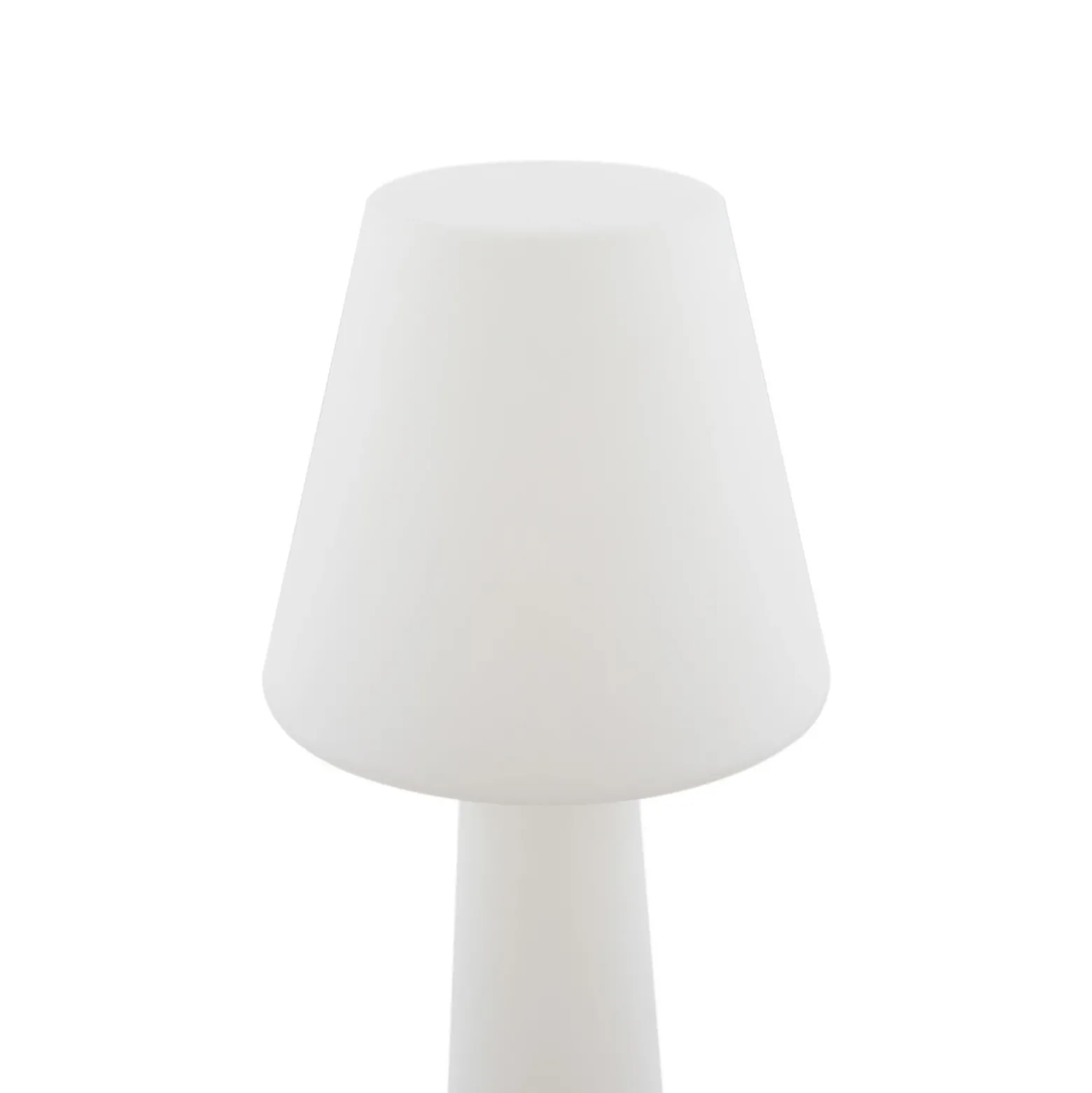 Lucande Lámpara LED para terraza con batería Gauri, blanca, 153 cm, IP44