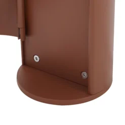 Lucande Lámpara sobremuro Corban, óxido, sensor, enchufes, IP44