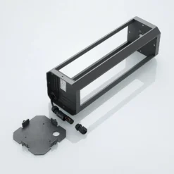 Lucande Lámpara sobremuro LED Fery, antracita, metal, 50 cm, IP65