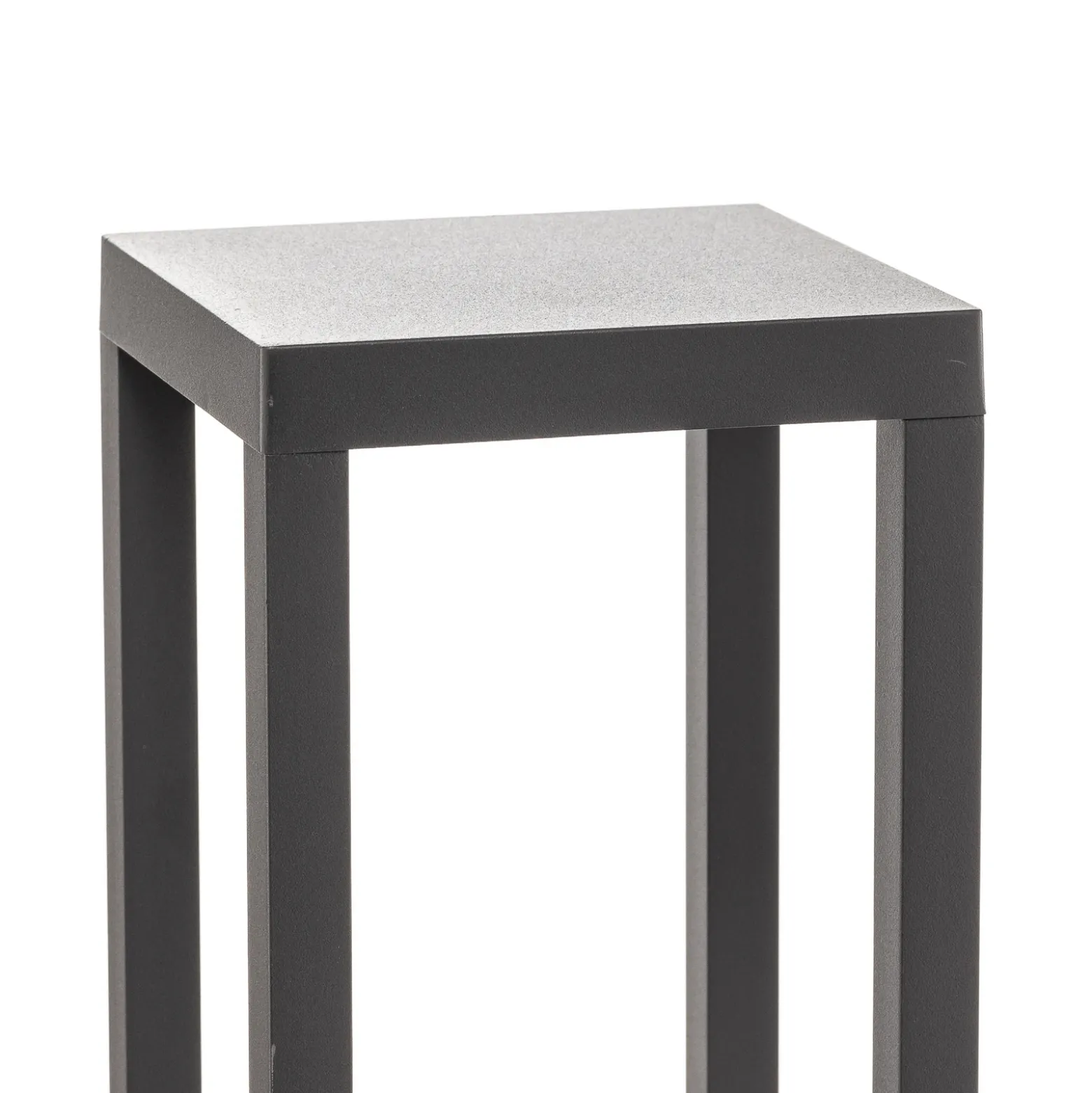 Lucande lámpara sobremuro LED Carlota, 50 cm, antracita, aluminio