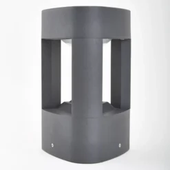 Lucande lámpara sobremuro LED Pirron, 20 cm, triangular, IP54