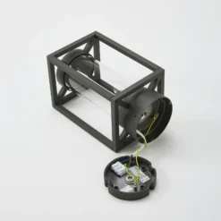 Lucande, plafón para exterior Ferda, 29 cm, antracita, IP44