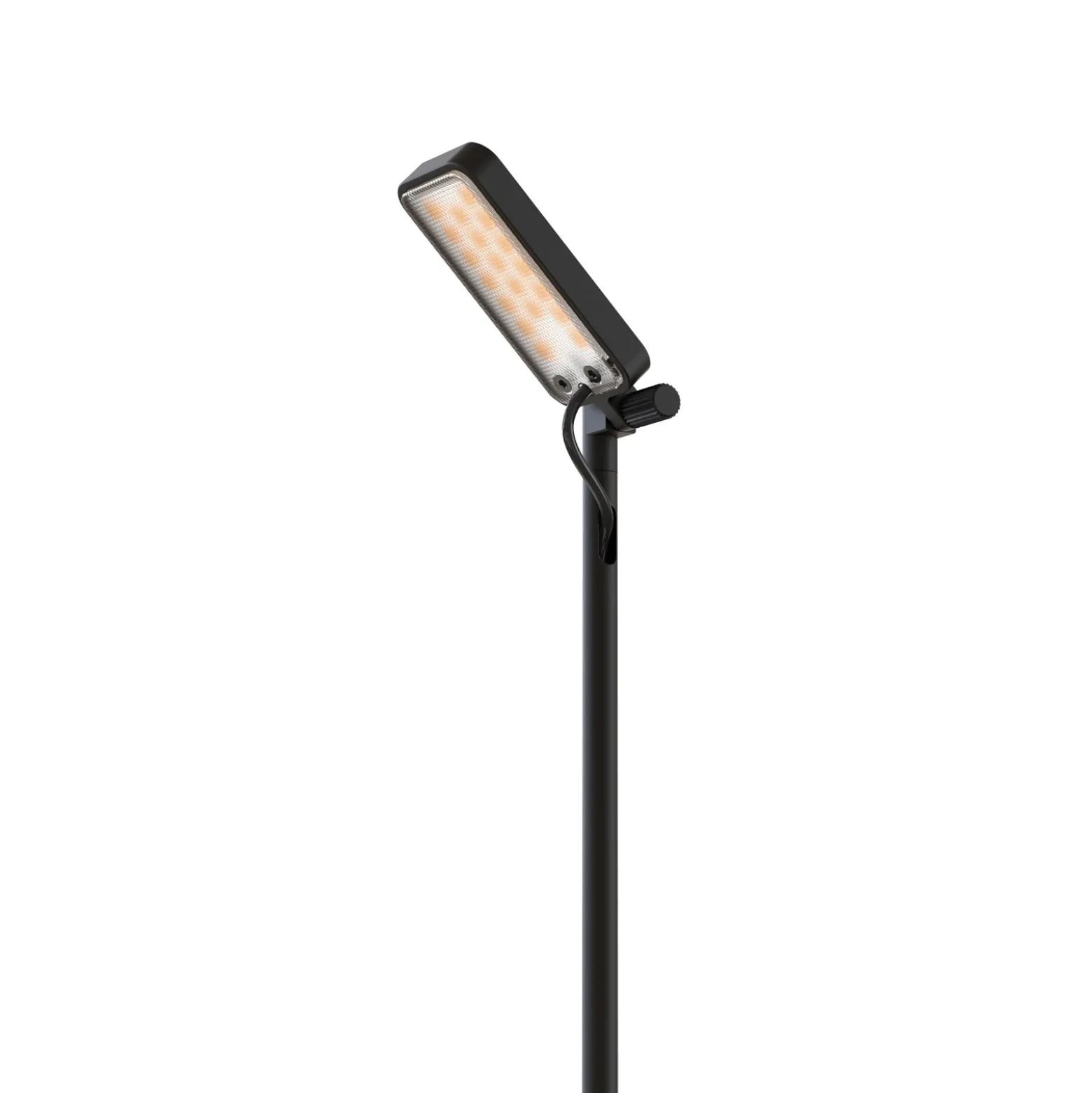 Luceplan Bolardo luminoso LED Flia, 180 cm de altura, negro, plástico