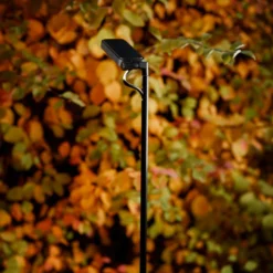 Luceplan Bolardo luminoso LED Flia, 180 cm de altura, negro, plástico