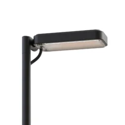 Luceplan Bolardo luminoso LED Flia, 180 cm de altura, negro, plástico
