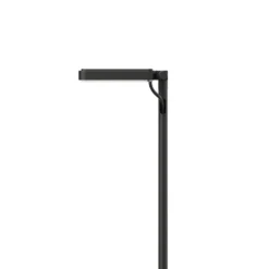 Luceplan Bolardo luminoso LED Flia, 180 cm de altura, negro, plástico
