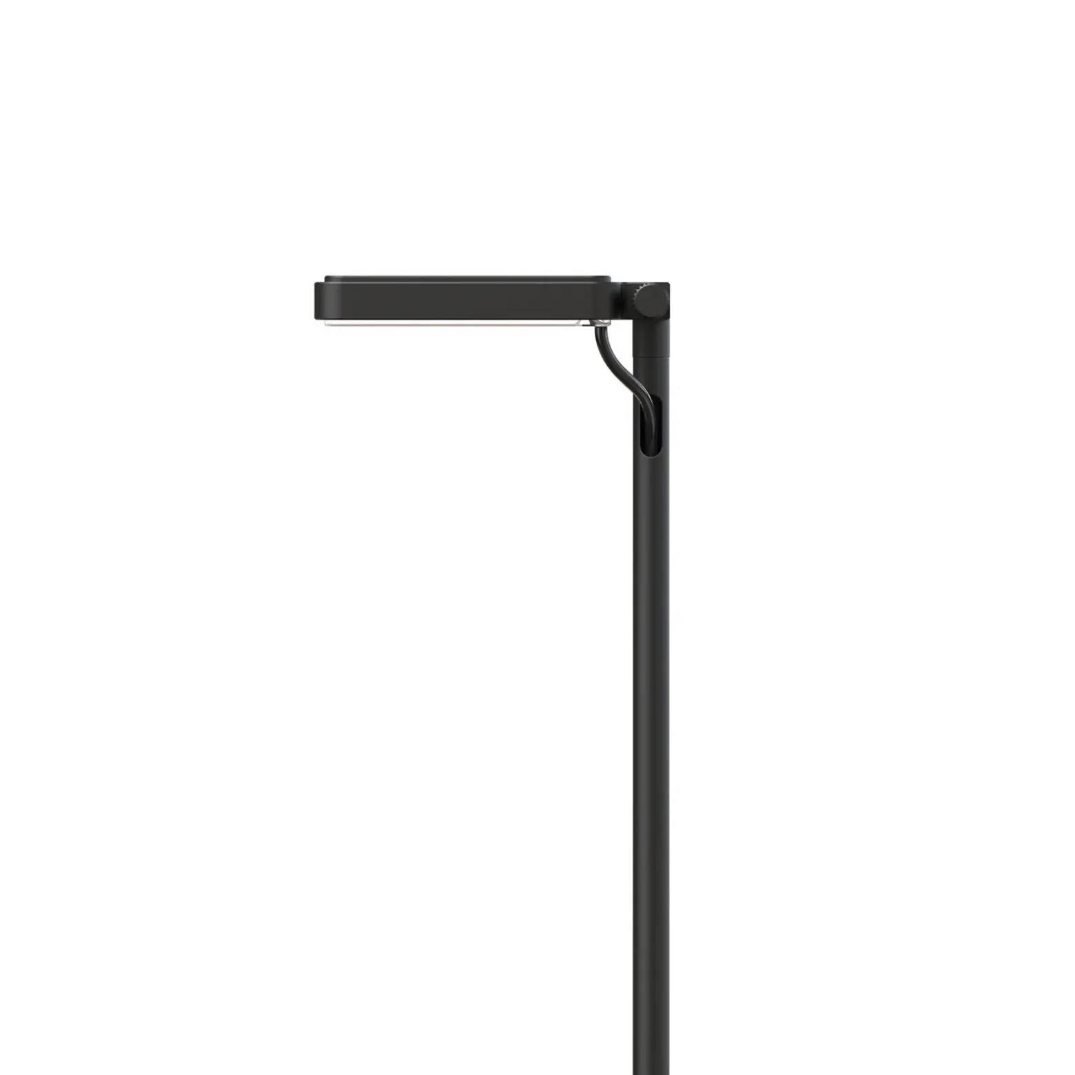 Luceplan Bolardo luminoso LED Flia, 180 cm de altura, negro, plástico