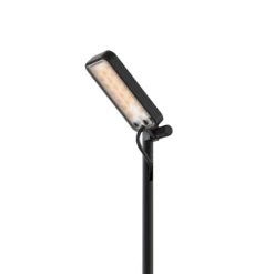 Luceplan Bolardo luminoso LED Flia, 2 luces, negro, plástico