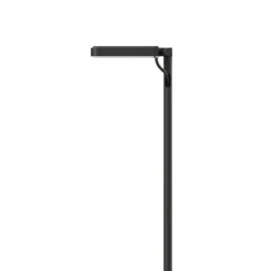 Luceplan Bolardo luminoso LED Flia, 120 cm de altura, negro, plástico