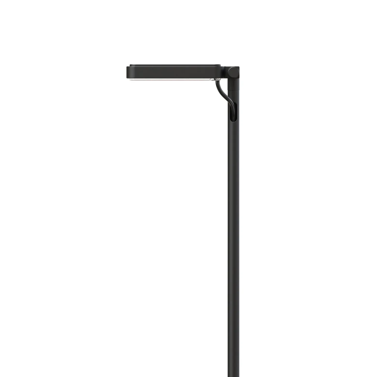 Luceplan Bolardo luminoso LED Flia, 120 cm de altura, negro, plástico