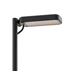 Luceplan Bolardo luminoso LED Flia, 120 cm de altura, negro, plástico