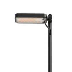 Luceplan Bolardo luminoso LED Flia, 75 cm de altura, negro, plástico