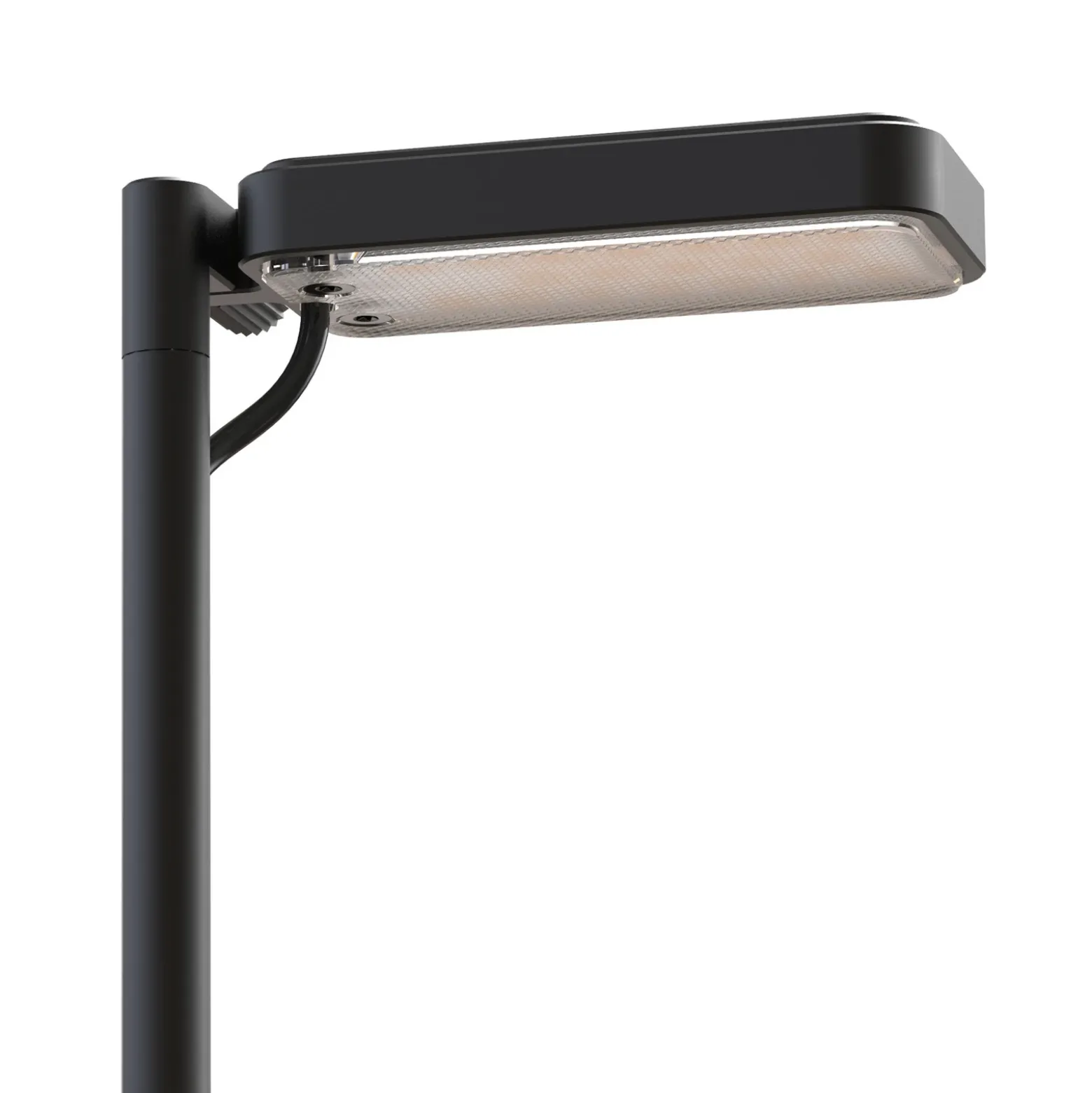 Luceplan Bolardo luminoso LED Flia, 75 cm de altura, negro, plástico
