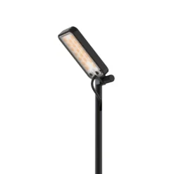 Luceplan Bolardo luminoso LED Flia, 75 cm de altura, negro, plástico