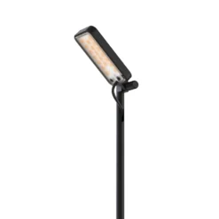 Luceplan Bolardo luminoso LED Flia, 3 luces, negro, plástico