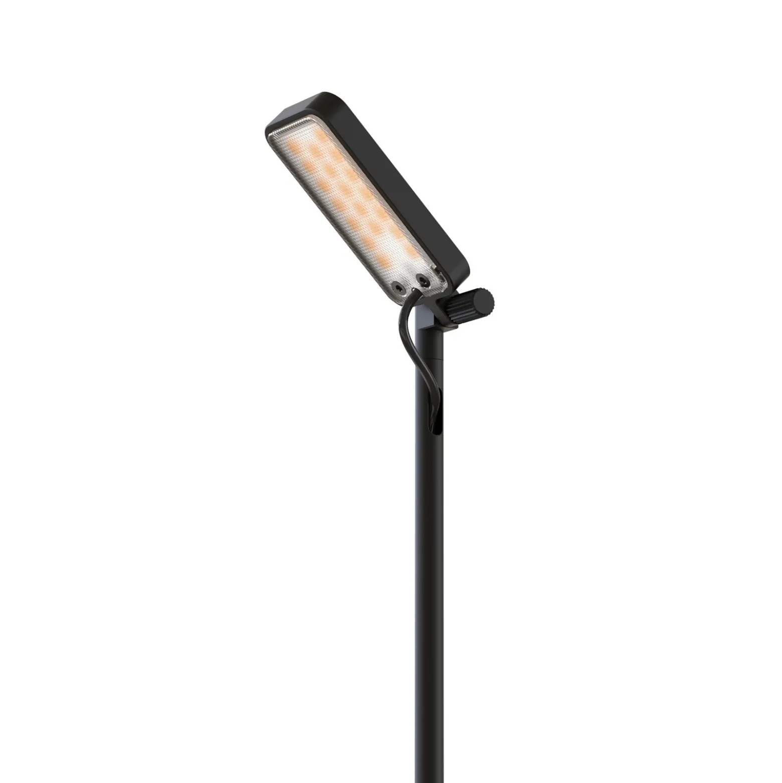 Luceplan Bolardo luminoso LED Flia, 3 luces, negro, plástico