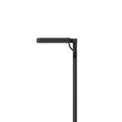 Luceplan Bolardo luminoso LED Flia, 3 luces, negro, plástico