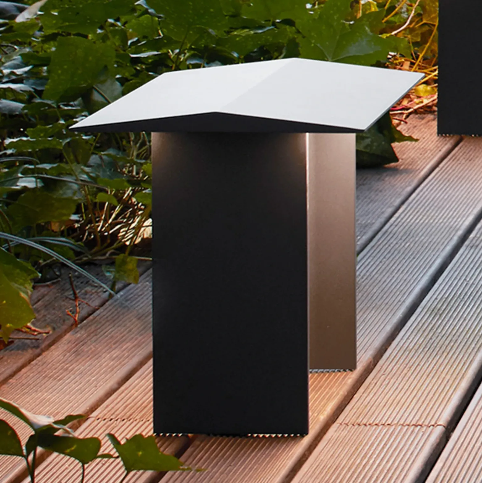 Luceplan Fienile baliza LED 32cm gris oscuro