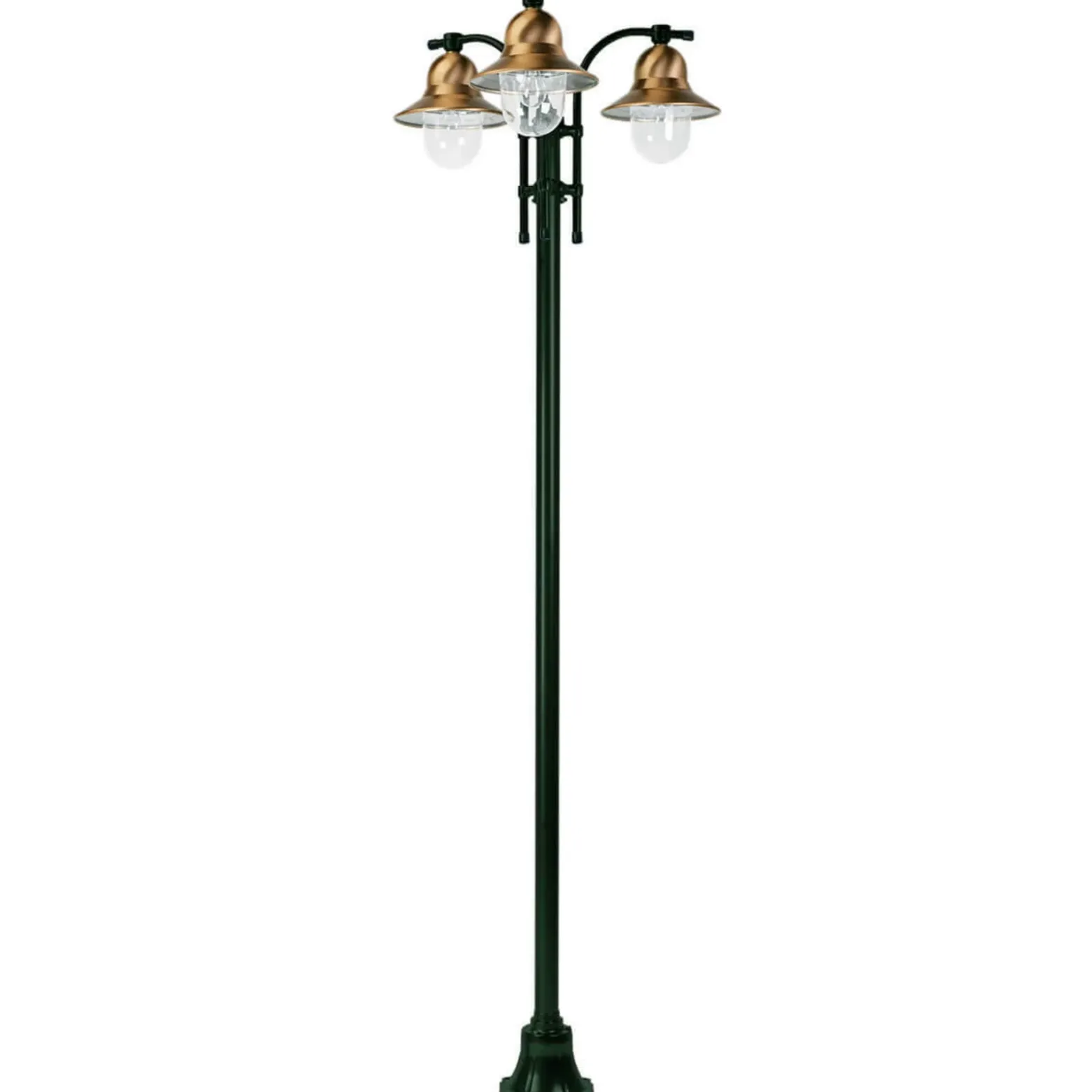 3 luces farola Toscane, verde