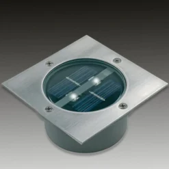Lugo foco de suelo LED empotrable, IP44, 10,5 x 10,5 cm