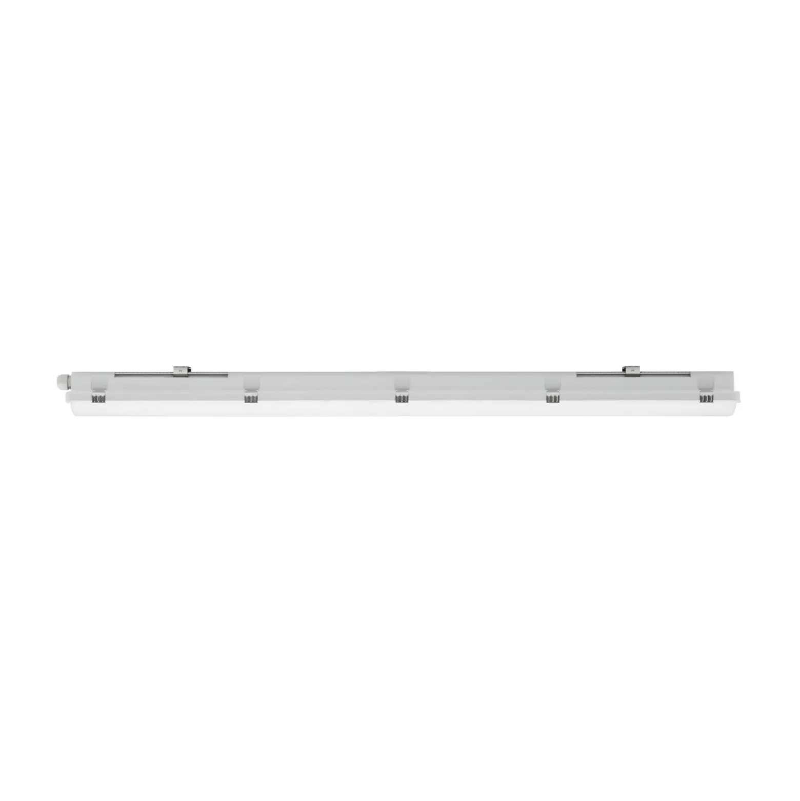 Luminaria LED con difusor RESISTO, gris claro, 120 cm, 17 W, 840 IP66