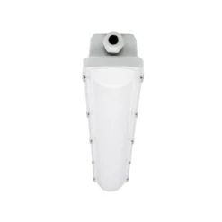 Luminaria LED con difusor RESISTO, gris claro, 120 cm, 17 W, 840 IP66