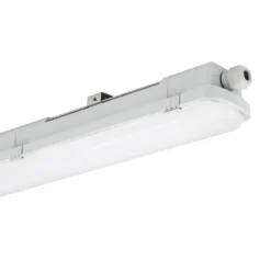 Luminaria LED con difusor RESISTO, gris, 120 cm, 34 W, 840, IP66