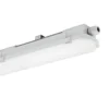 Luminaria LED con difusor RESISTO, gris claro, 150 cm, 56 W, 840 IP66