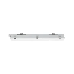 Luminaria LED con difusor RESISTO, gris claro, 65 cm, 15 W, 840, IP66