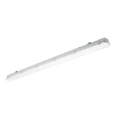 Luminaria LED con difusor RESISTO, gris claro, 150 cm, 42 W, 840 IP66