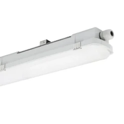 Luminaria LED con difusor RESISTO, gris claro, 150 cm, 42 W, 840 IP66