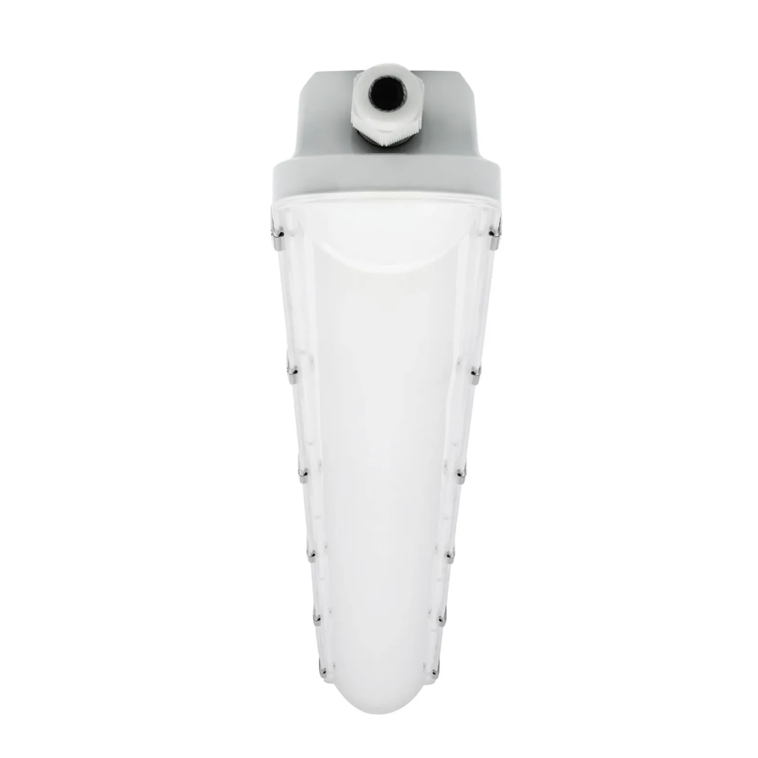 Luminaria LED con difusor RESISTO, gris claro, 150 cm, 42 W, 840 IP66