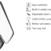 Luz de cámara LED Smartlight 7868-750 WiFi 1.200lm