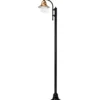 1 luz farola TOSCANE 240 cm, negra