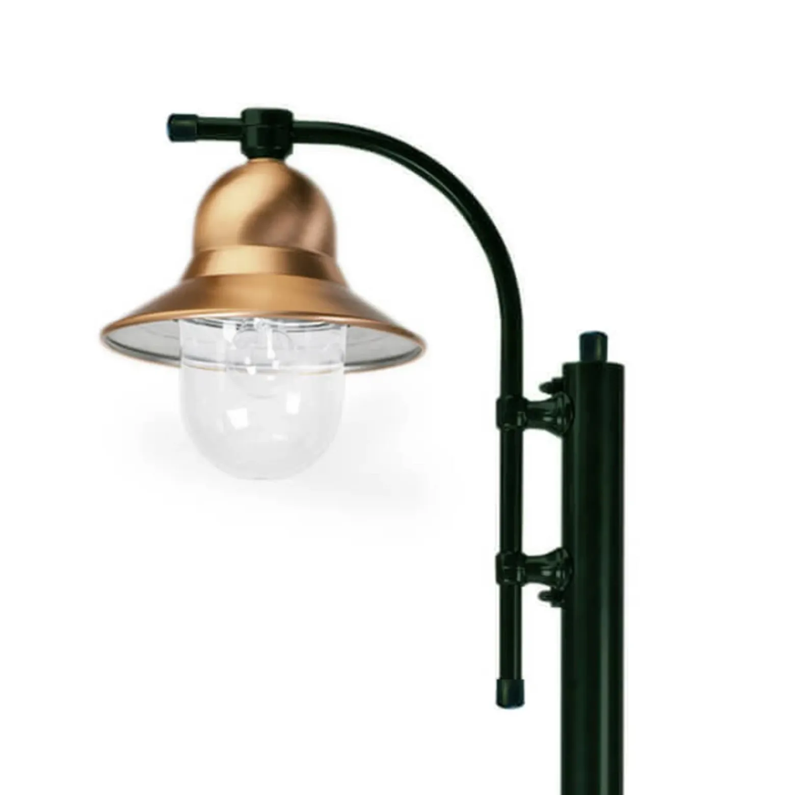 1 luz farola Toscane 240 cm, verde