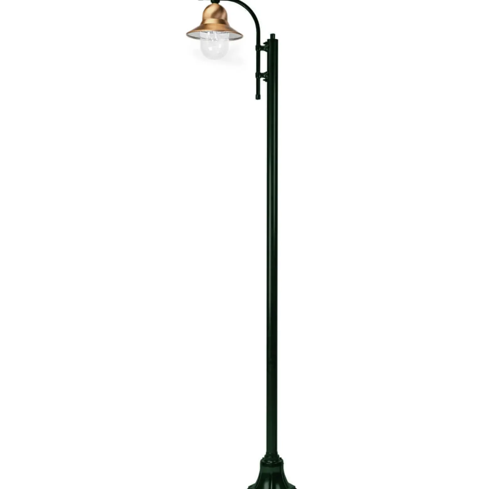 1 luz farola Toscane 240 cm, verde