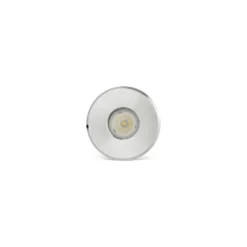 Luz LED para piscina Nok, color níquel, acero inoxidable, Ø 6,8 cm, IP68