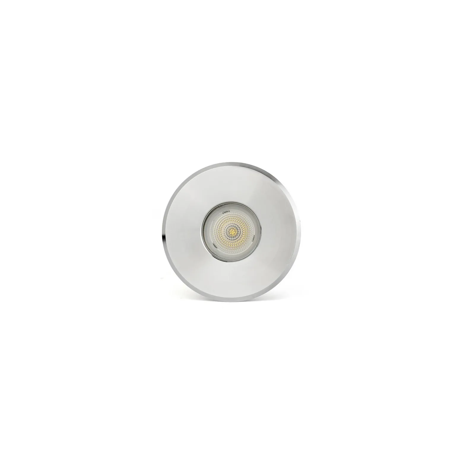 Luz LED para piscina Nok, color níquel, acero inoxidable, Ø 6,8 cm, IP68