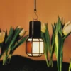 MARSET Chispa de terraza LED de batería IP44 negro