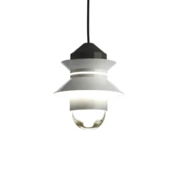 MARSET Lámpara colgante exterior Santorini, IP65, blanca