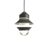 MARSET Lámpara colgante exterior Santorini, IP65, gris