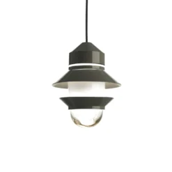 MARSET Lámpara colgante exterior Santorini, IP65, gris