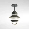 MARSET Plafón para exterior Santorini, IP65, gris