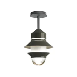 MARSET Plafón para exterior Santorini, IP65, gris
