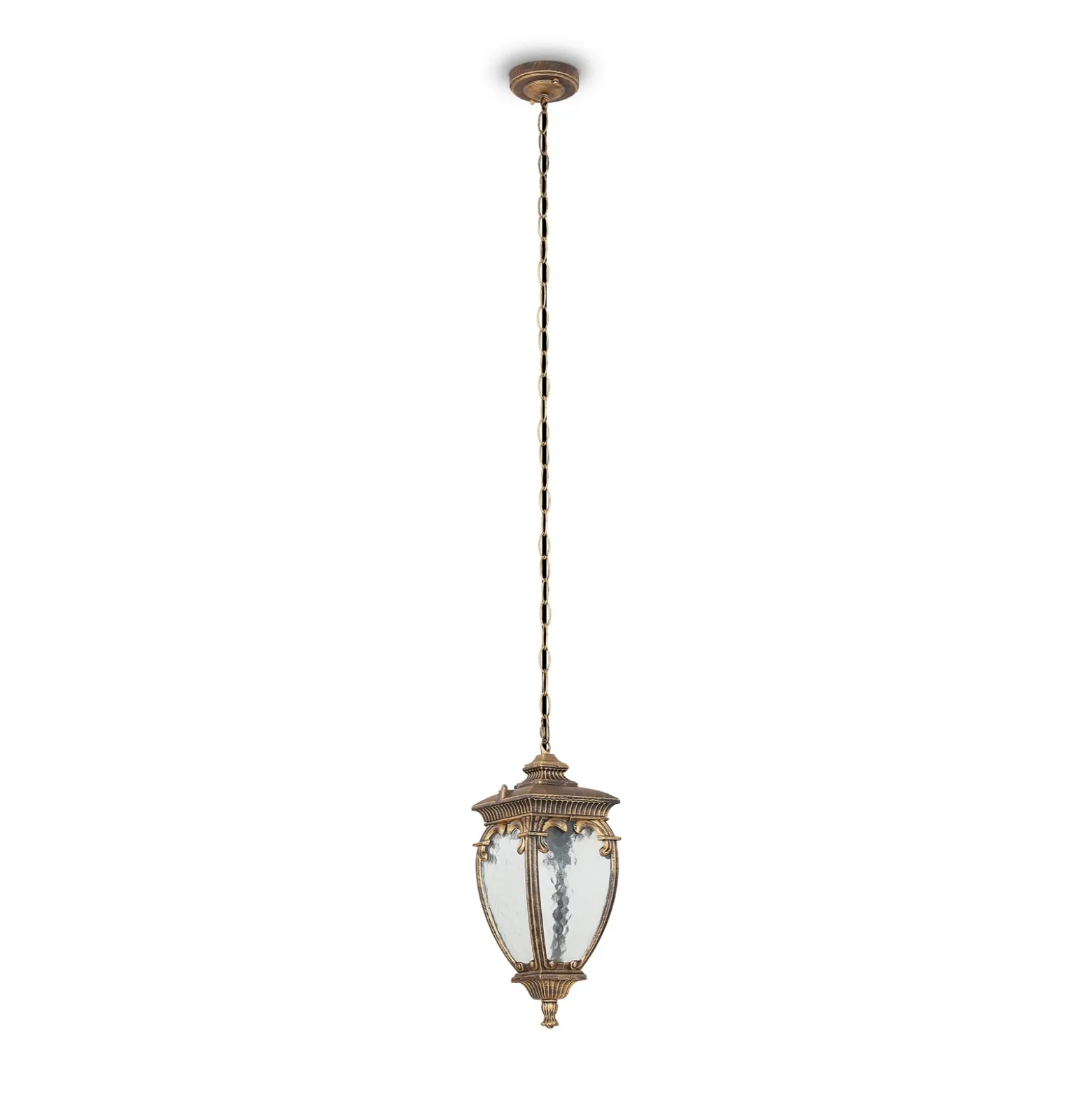 Maytoni Fleur lámpara colgante exterior, oro