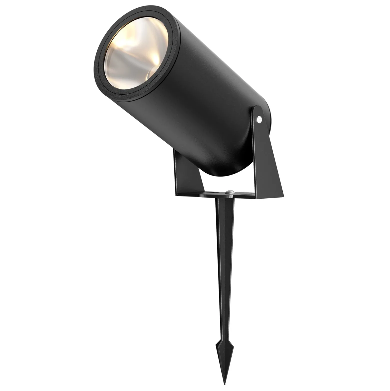 Maytoni foco LED con pica Bern, grafito, Ø 13 cm, IP65