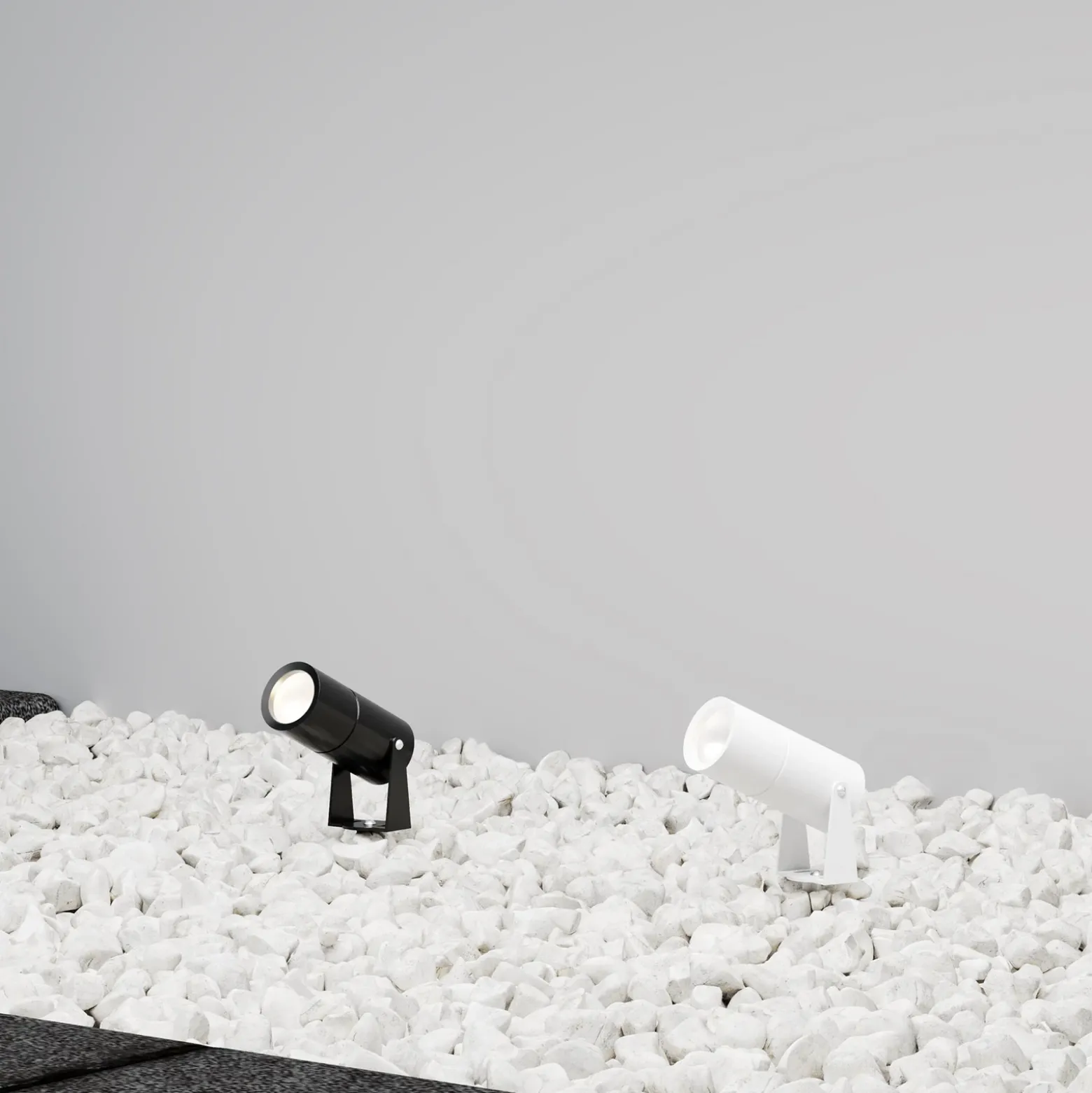 Maytoni Foco LED con pica Berna, grafito, Ø5,5cm, 5W, IP65