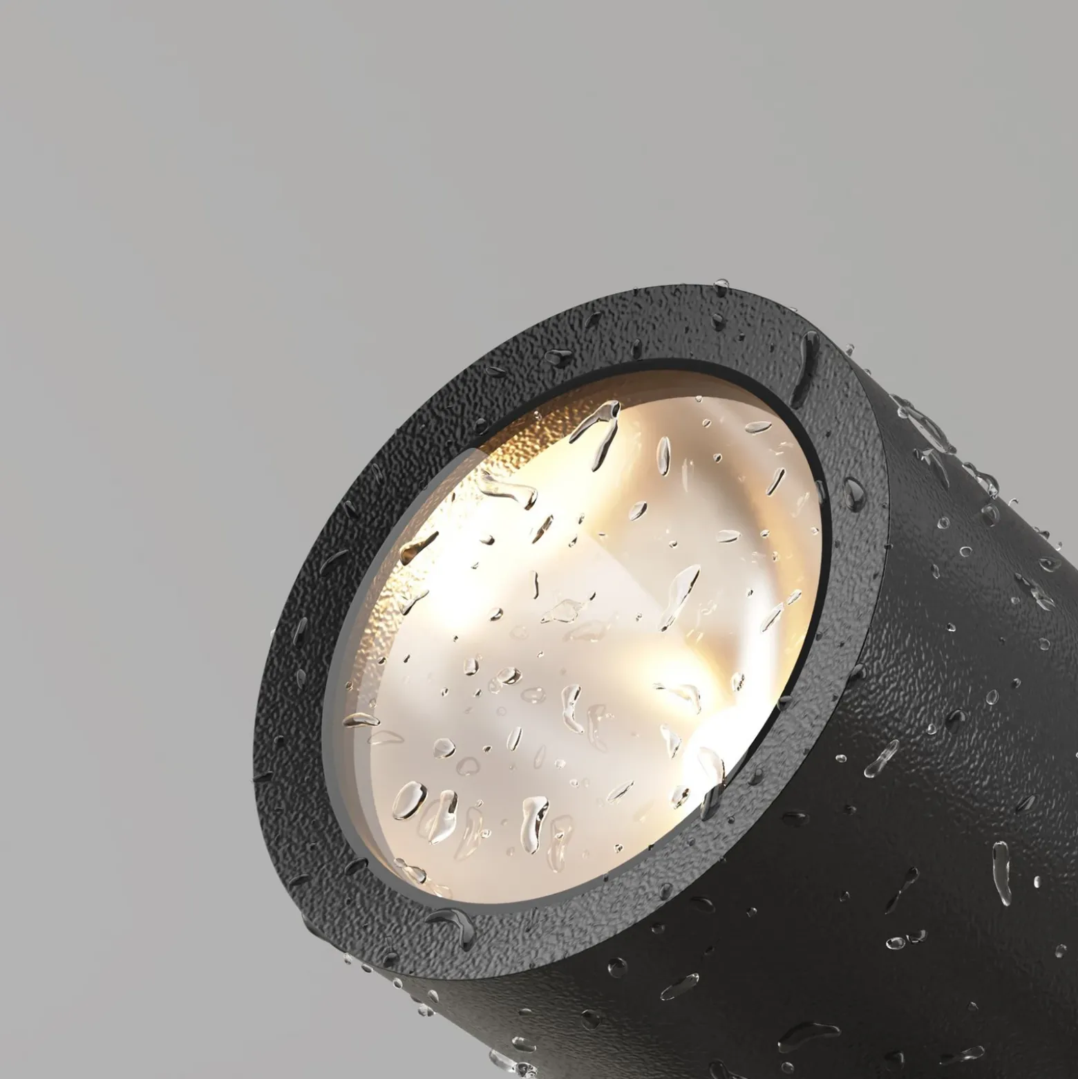 Maytoni Foco LED con pica Berna, grafito, Ø5,5cm, 5W, IP65